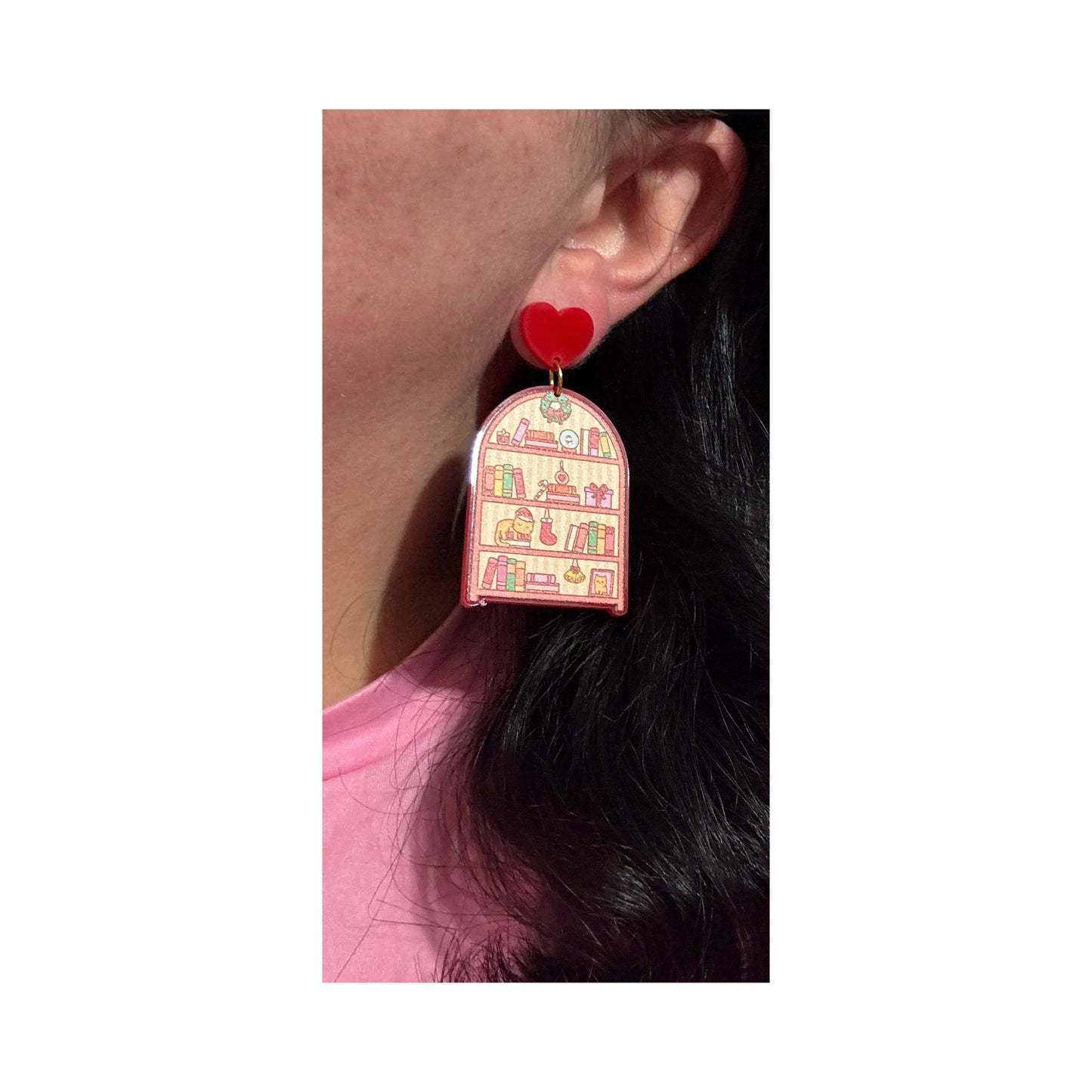 Bookmas Shelf Drop Earrings