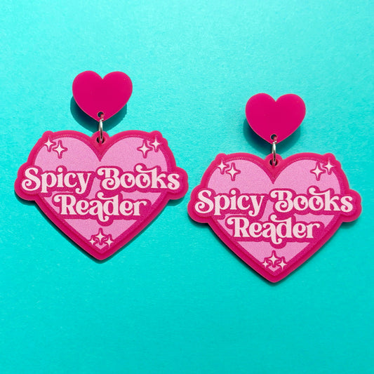 Spicy Books Reader Drop Earrings