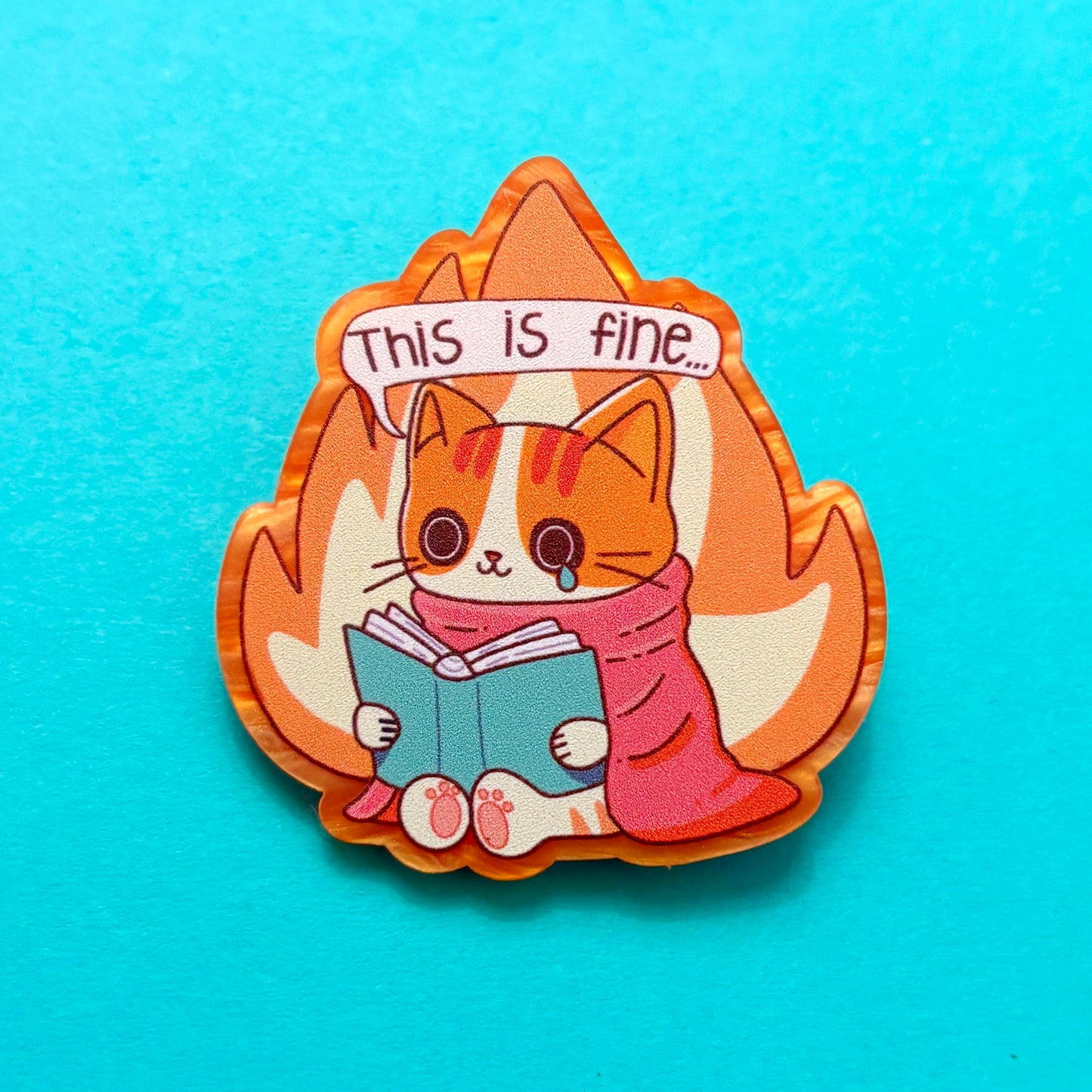 This Is Fine Pin