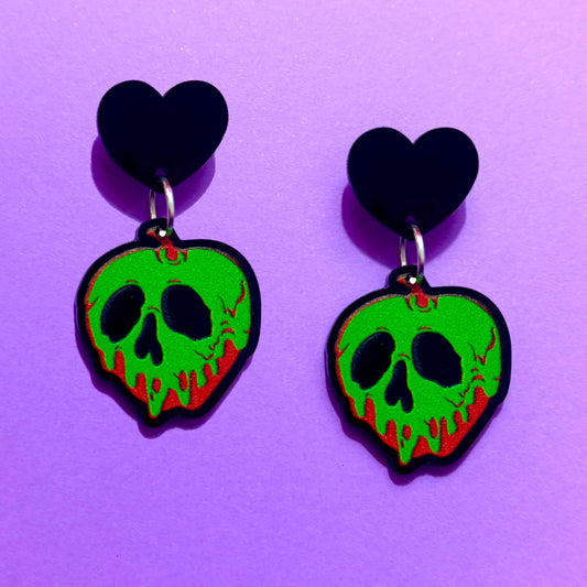 Poison Apple Mini Drop Earrings