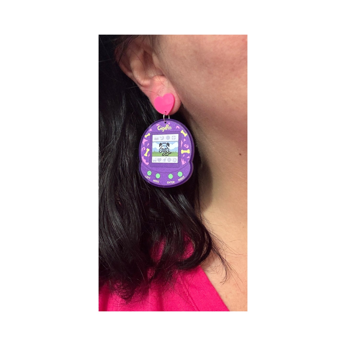 Giga Pet Pup Drop Earrings