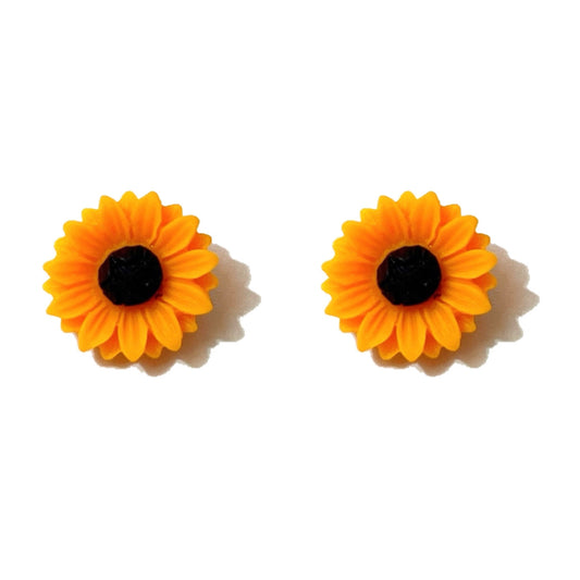 Sunflower Post Earrings