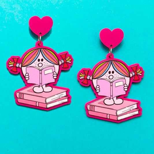 Little Miss Bookish Drop Earrings