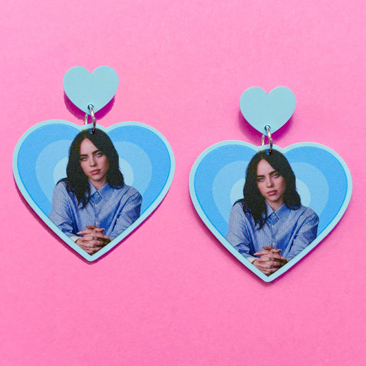 Billie Heart Drop Earrings
