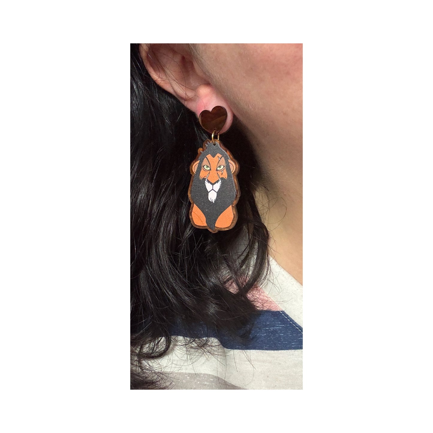 Scar Drop Earrings