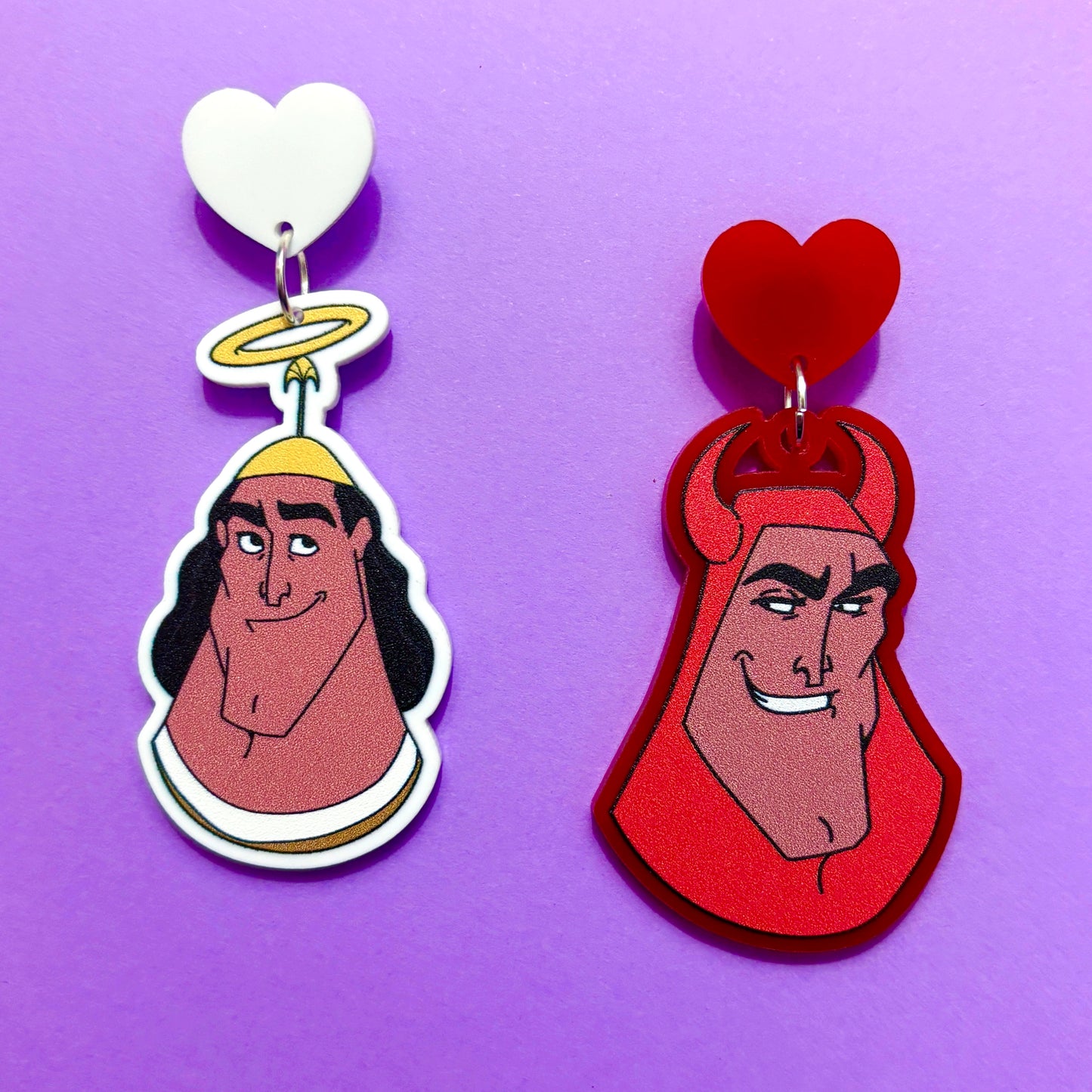 Angel/Devil Kronk Drop Earrings