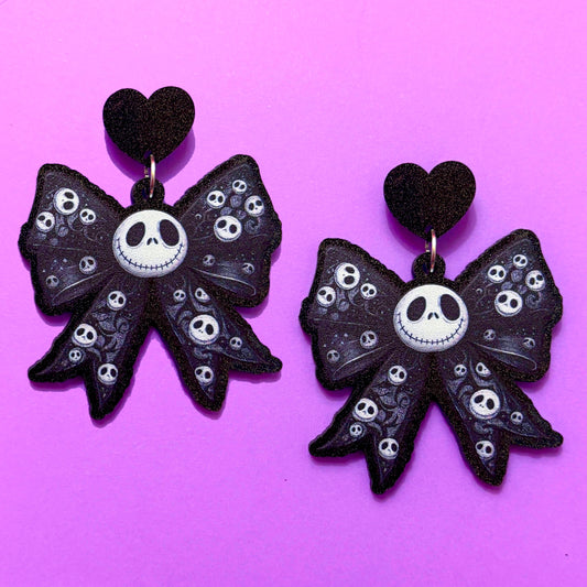 Jack Coquette Bow Drop Earrings