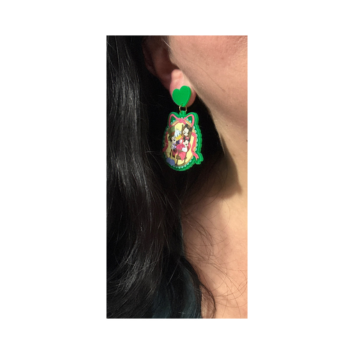 Scrooge & Mouse Cratchit Kids Drop Earrings