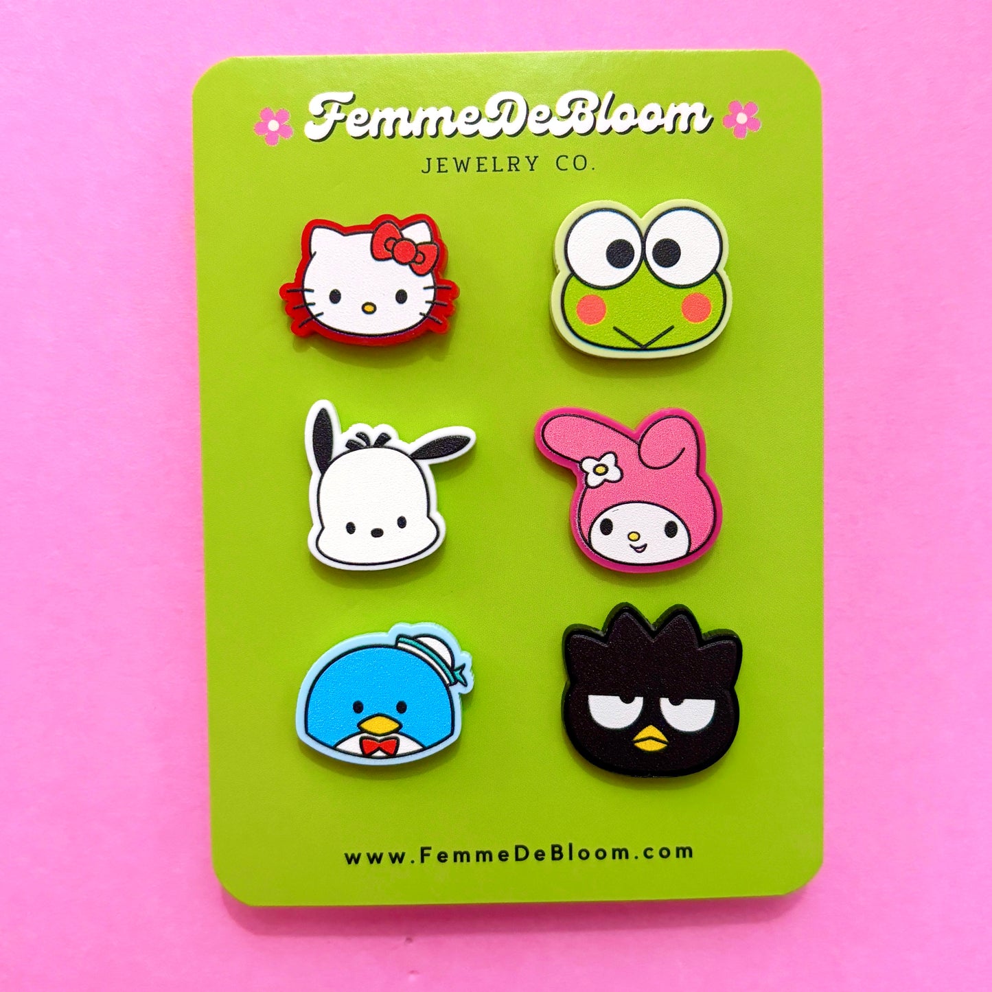 Kawaii Friends Mix & Match Post Earrings