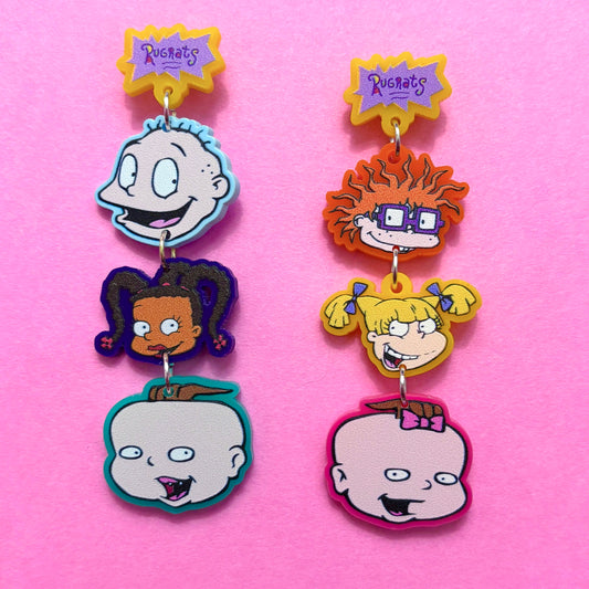 Rugrat Pals Tiered Drop Earrings