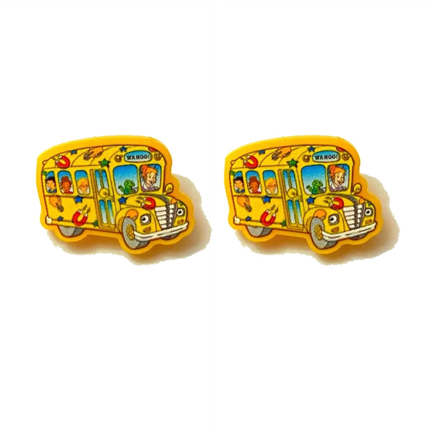 Magic School Bus Post Earrings