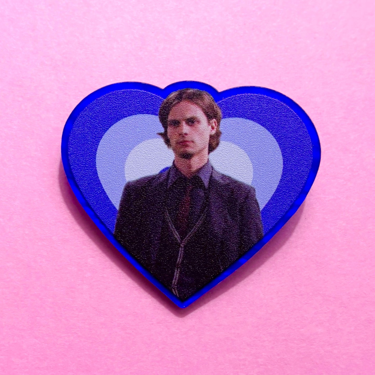 Spencer Reid Heart Pin