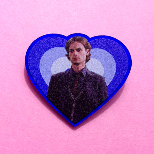 Spencer Reid Heart Pin
