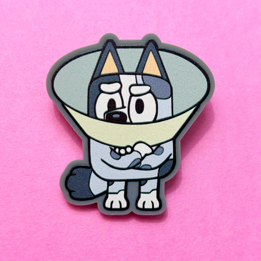 Cone of Shame Muffin Pin