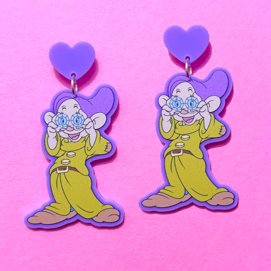 Dopey Dwarf Full Body Drop Earrings