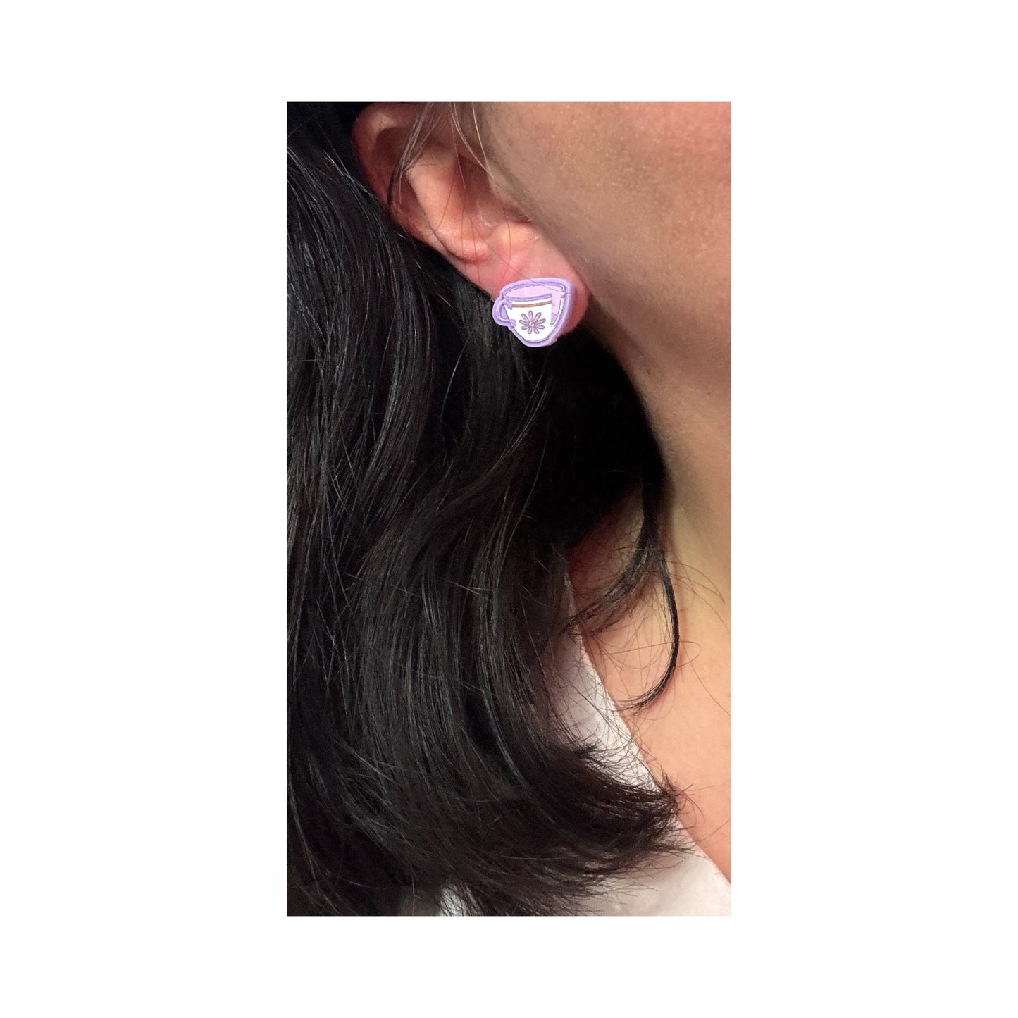 Teacup Ride Post Earrings