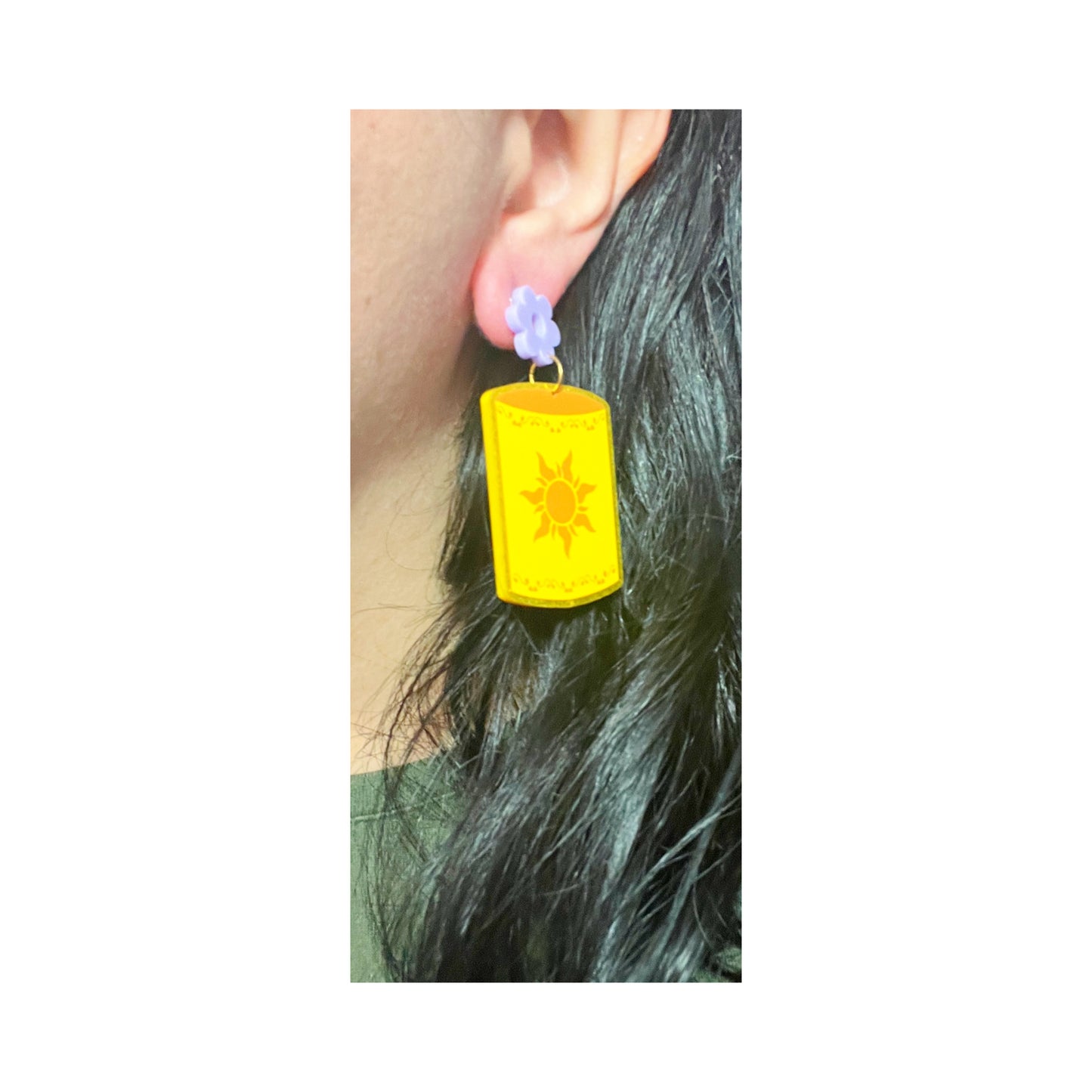Sun Lantern Drop Earrings