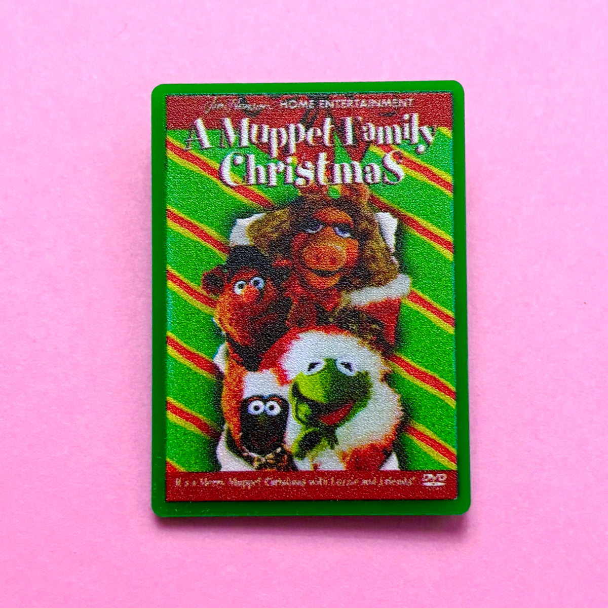 Puppet Family Christmas Pin