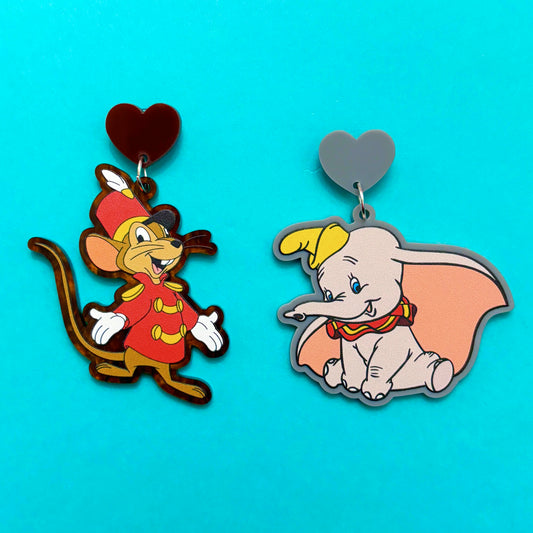 Timothy & Dumbo Drop Earrings