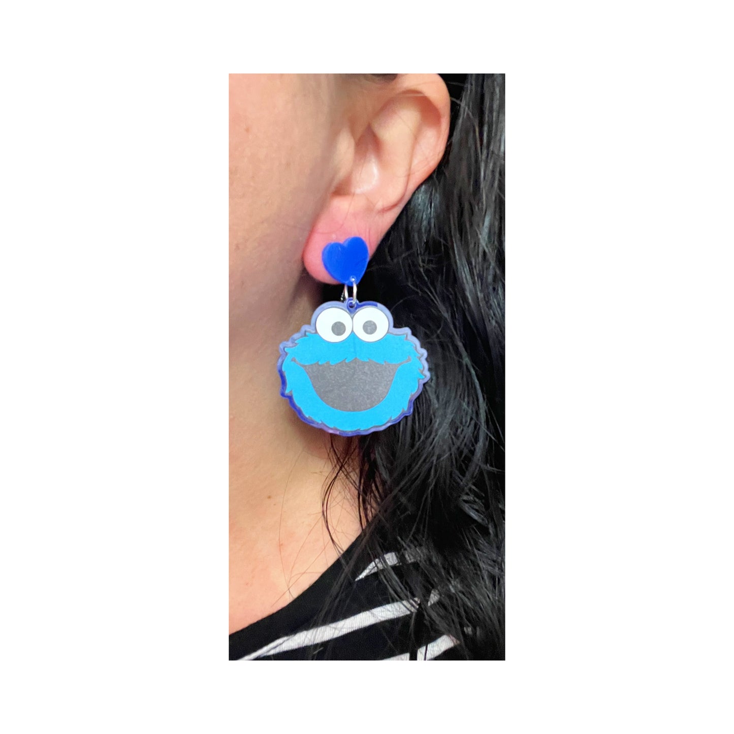 Cookie Puppet Drop Earrings