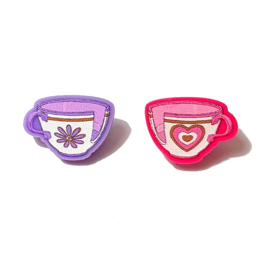 Teacup Ride Post Earrings