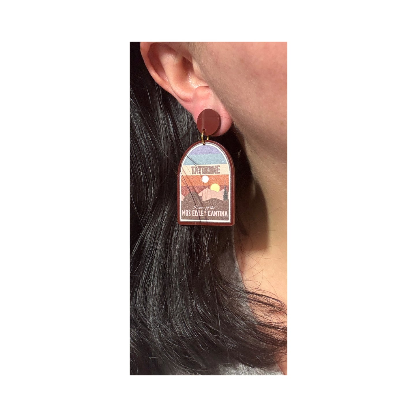 Desert Planet Drop Earrings