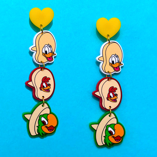 Caballeros Tiered Drop Earrings