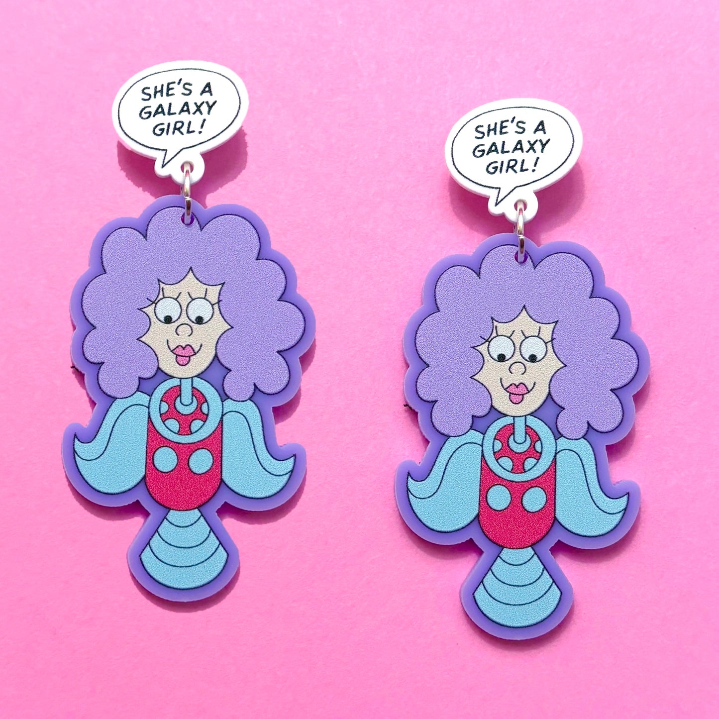 Galaxy Girl Drop Earrings