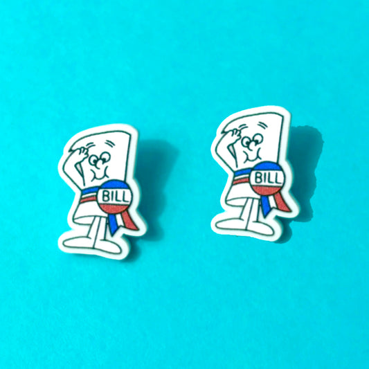 School House Bill Post Earrings