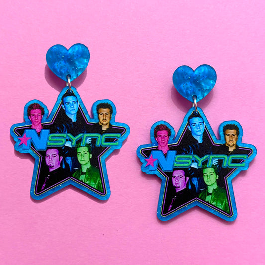 NSYNC Star Drop Earrings