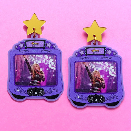Y2K Pop Star TV Drop Earrings