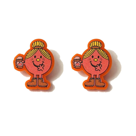 Little Miss Pumpkin Spice Post Earrings