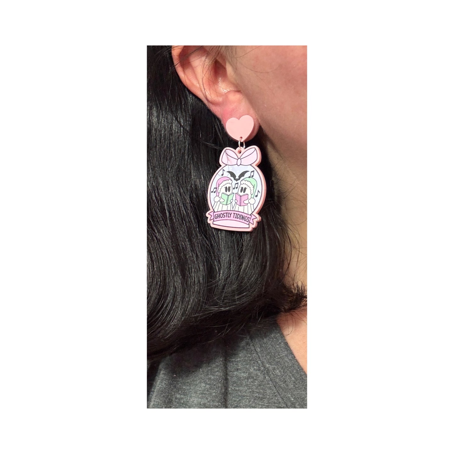 Ghostly Tidings Drop Earrings