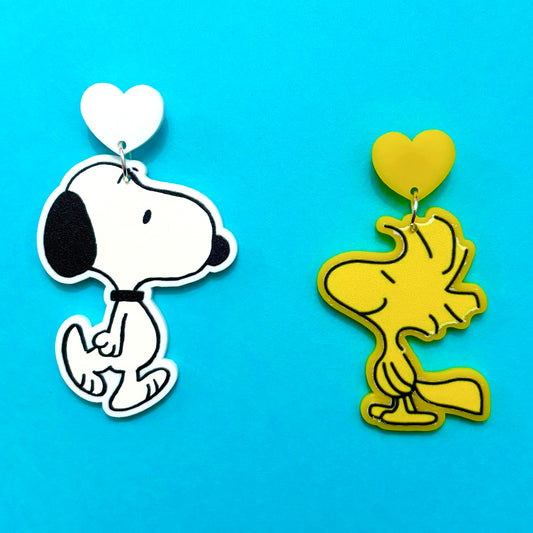 Snoop & Woodstock Drop Earrings