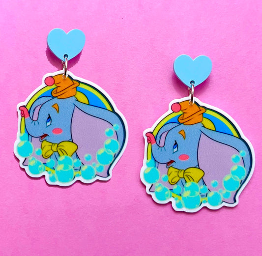 Dumbo Bathtime Drop Earrings