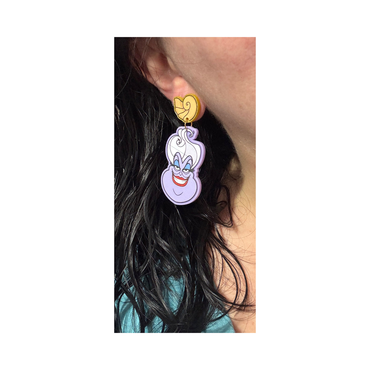Sea Witch Acrylic Drop Earrings