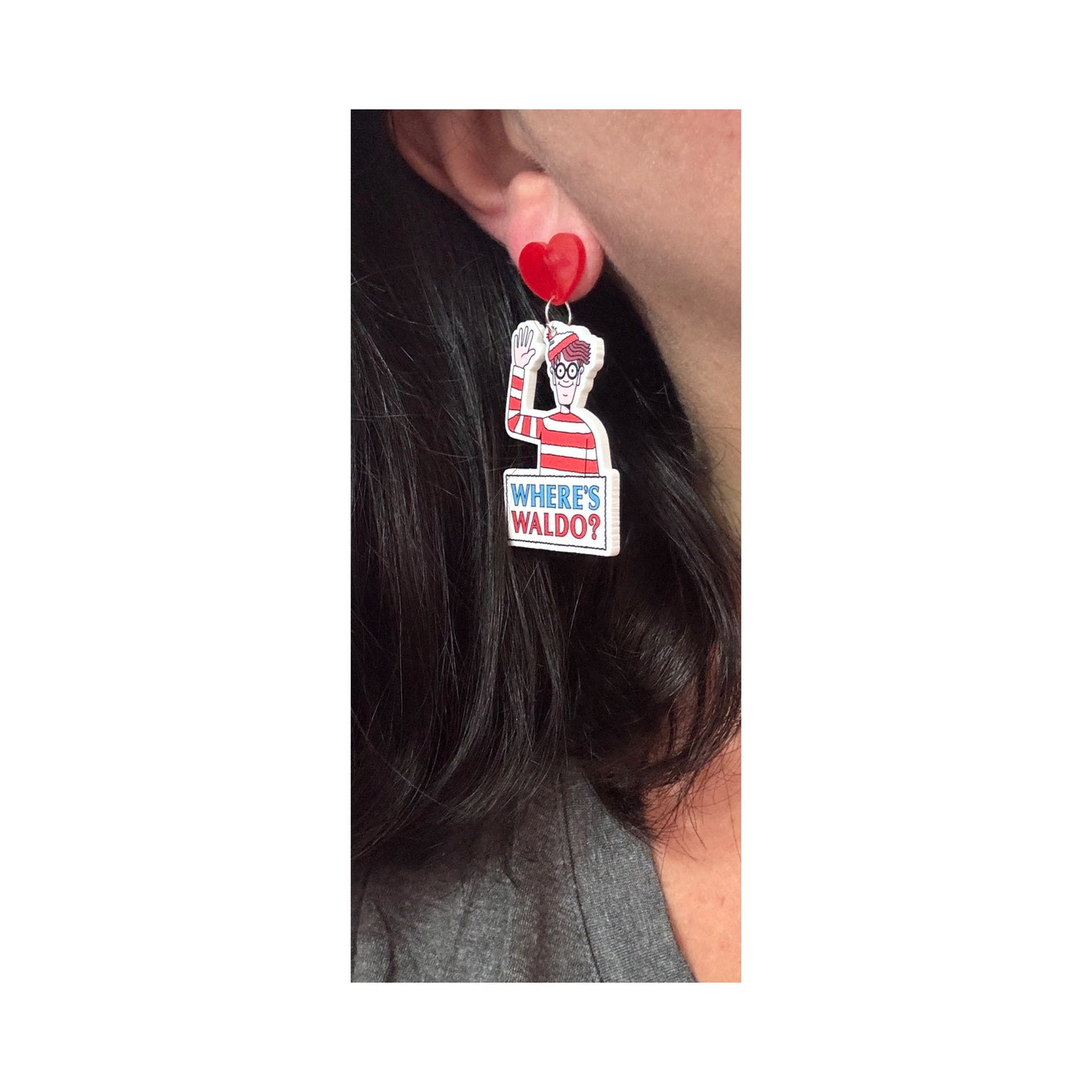 Where’s Wally? Drop Earrings