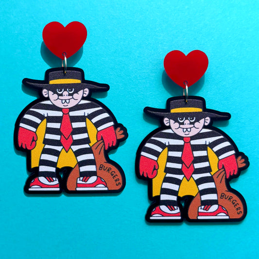 Hamburglar Drop Earrings