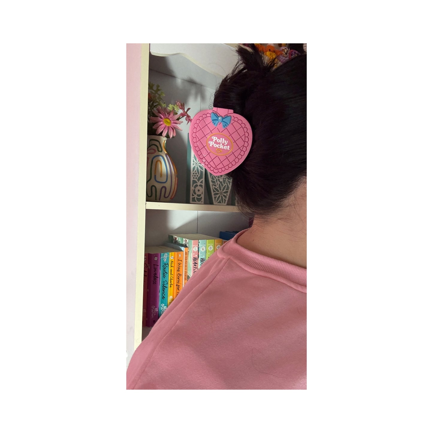 Pink Pocket Doll Hair Claw Clip