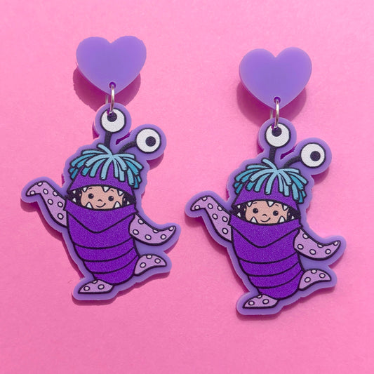 Monster Boo Drop Earrings