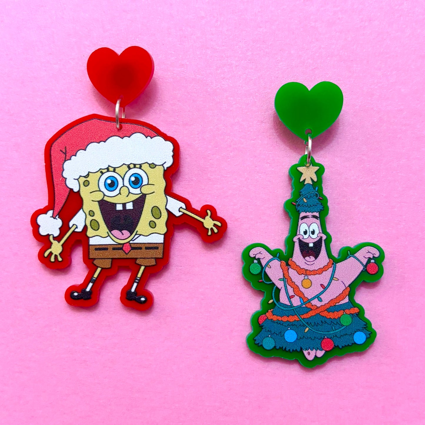 Christmas Bikini Bottom Buddies Drop Earrings