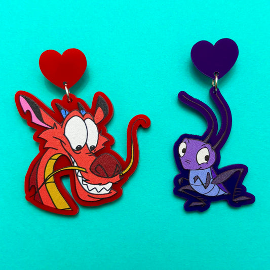 Mushu & Crickee Drop Earrings