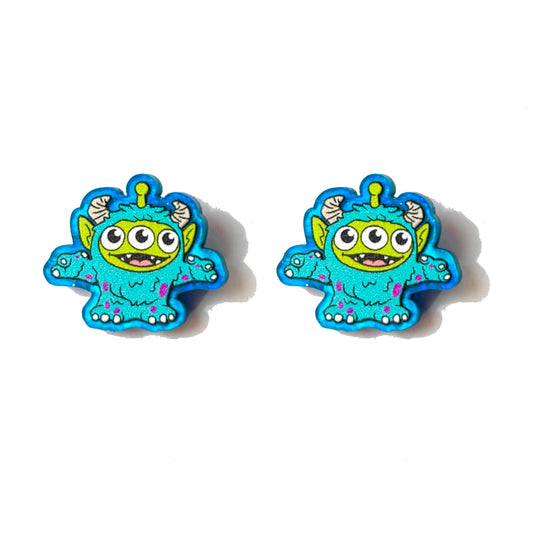 Monster Alien Post Earrings