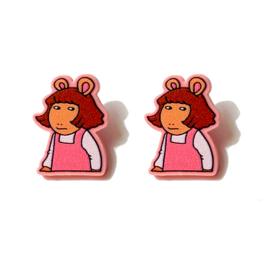 Side Eye Queen Post Earrings