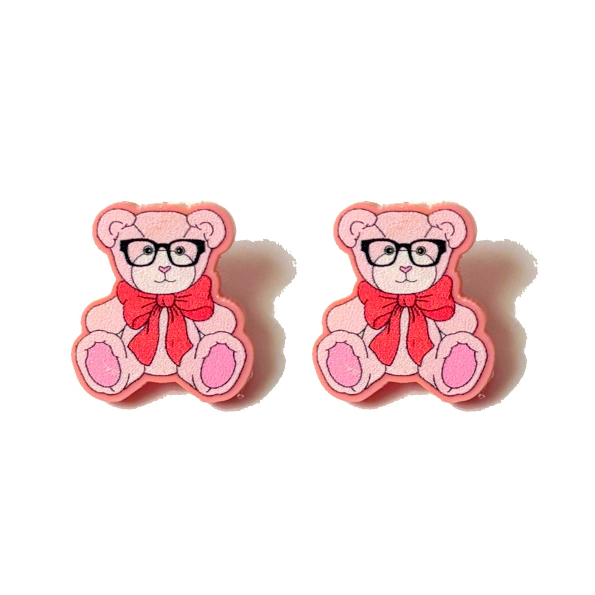 Sweetheart Teddy Bear Post Earrings