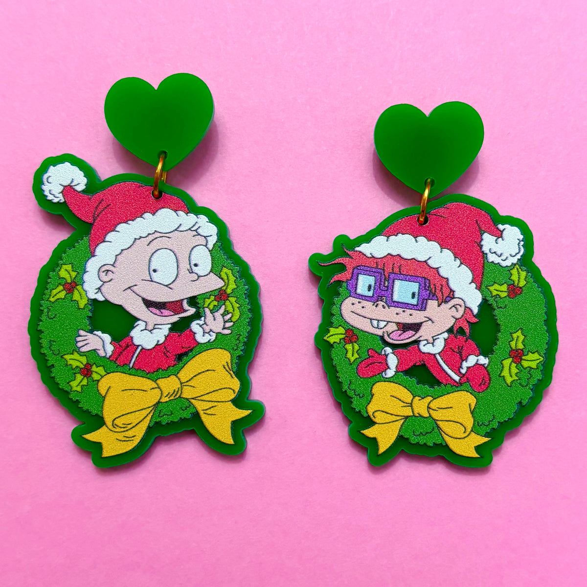 Tommy & Chucky Wreath Drop Earrings