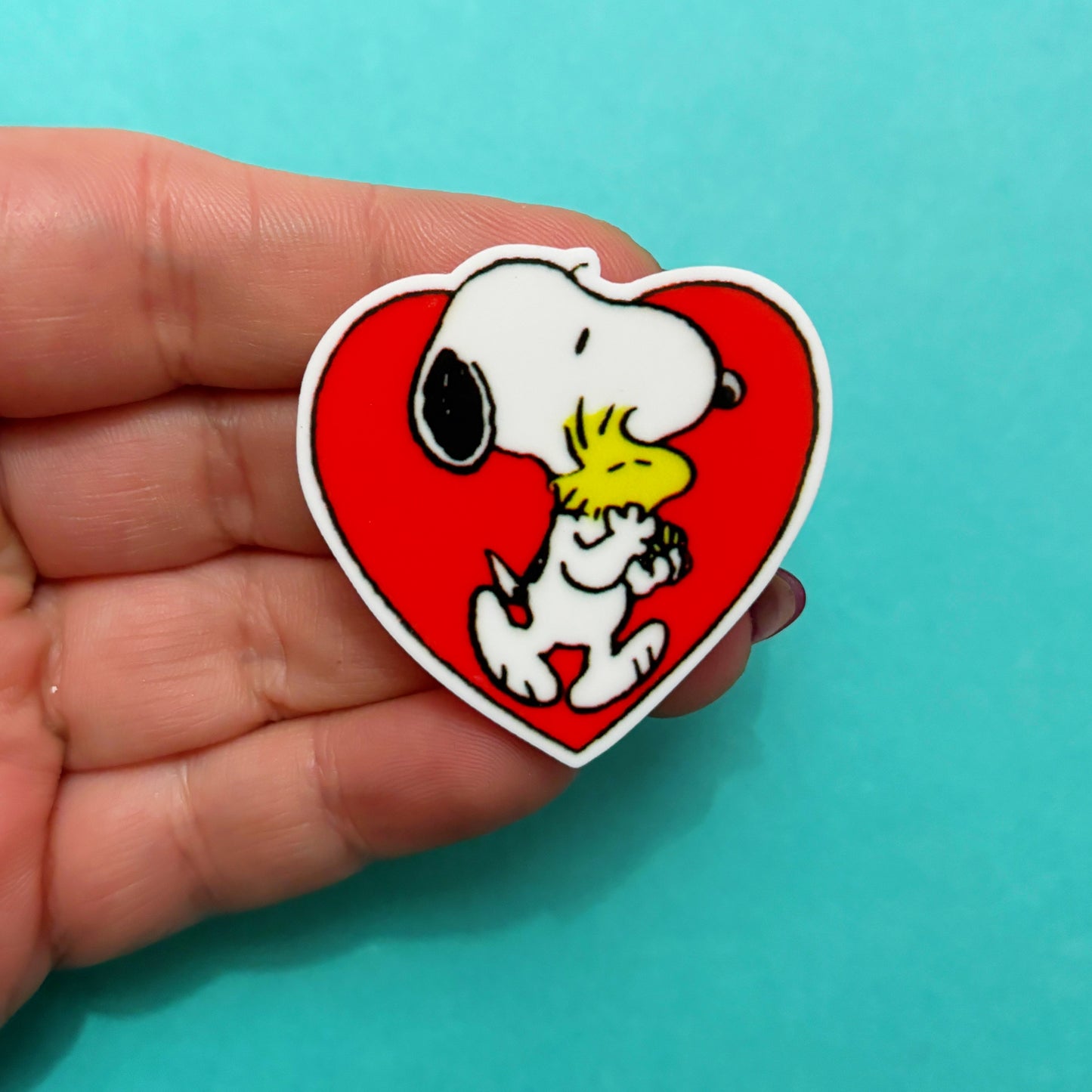 Sweetheart Beagle & Bird Heart Pin