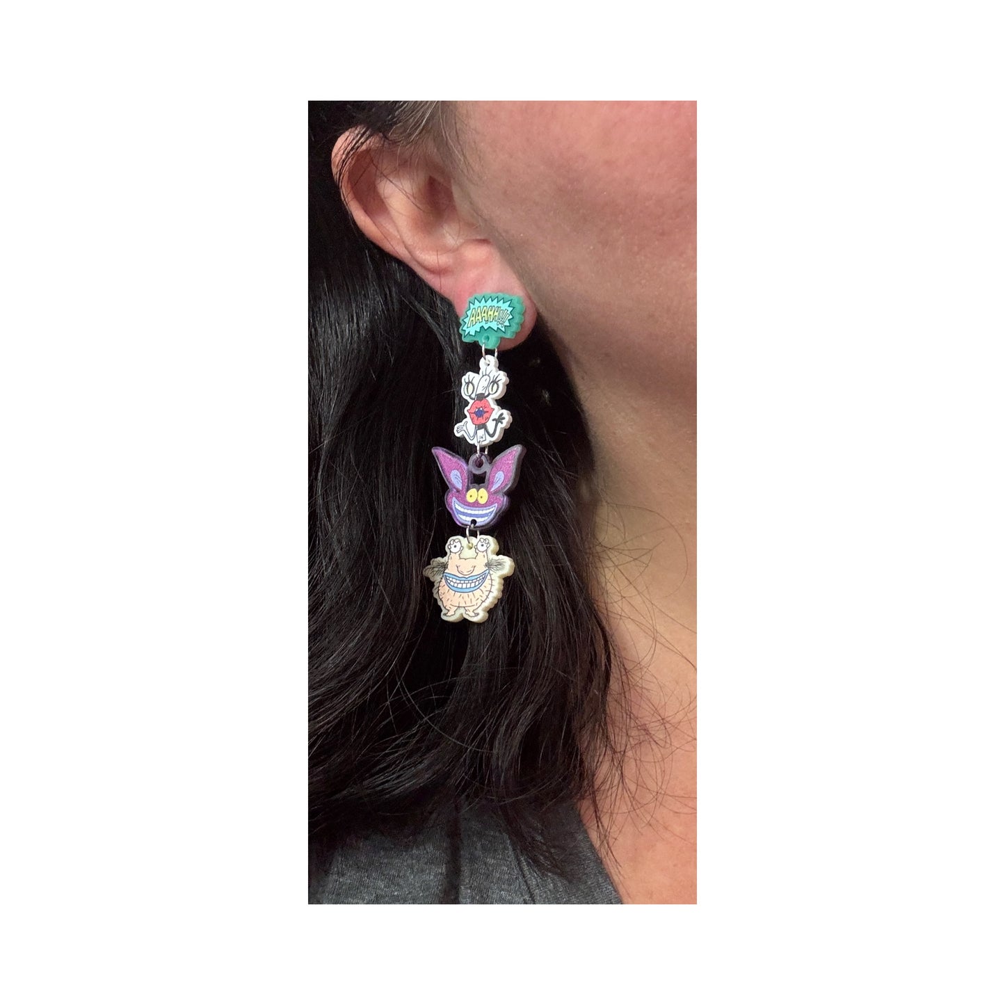 Real Monsters Tiered Drop Earrings