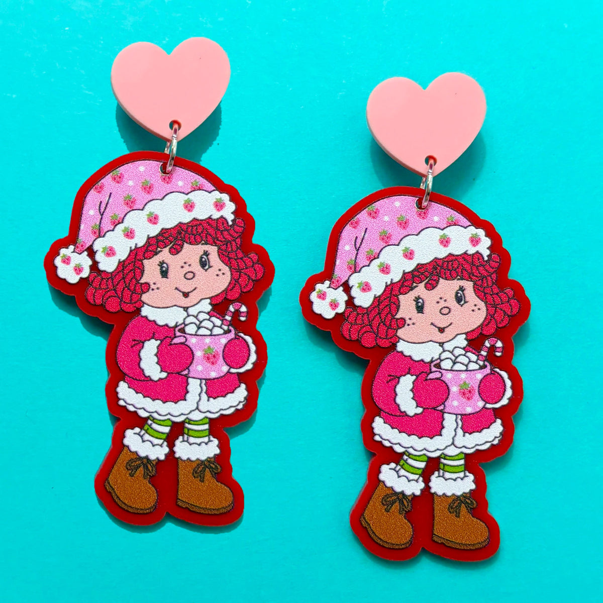Winter Shortcake Cutie Drop Earrings