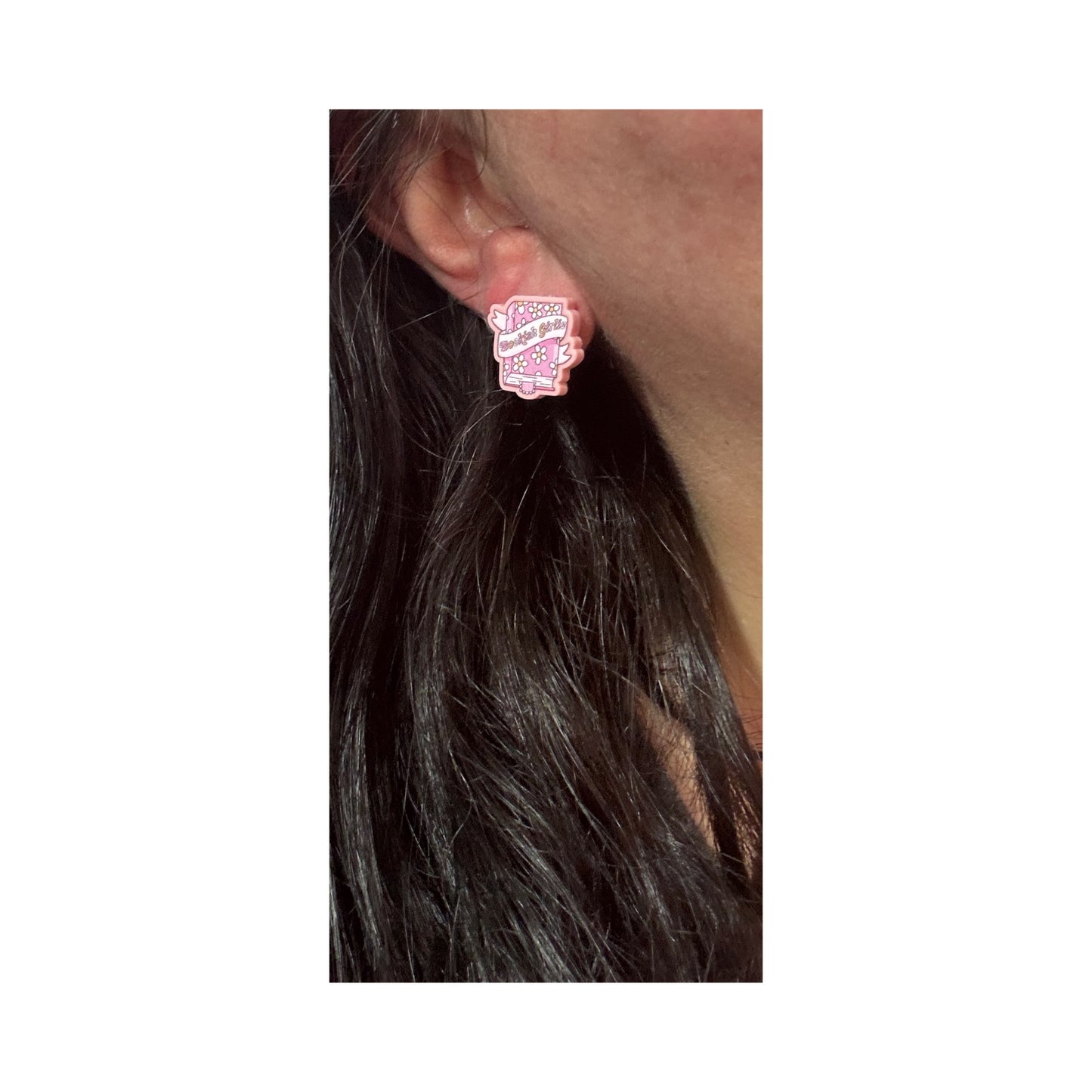 Bookish Girlie Post Earrings